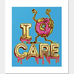 I Donut Care Zombie Doughnut Posters and Art